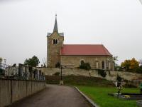 Blick zur kath. Filialkirche heiliger Jakob in Limberg 