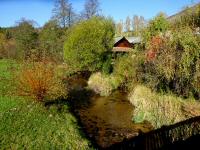 Blick auf die Lainsitz bei der Stegmhle in Harmanschlag