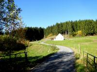 Blick auf die Wanderstrecke bei Eisenwerk im Lainsitztal 