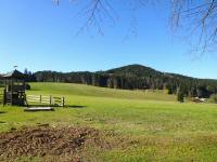 Blick zur Skiwiese von Karlstift und weiter zum Eichelberg