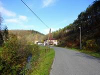 Wanderroute entlang des Loisbachs und der L7026 in Kronsegg 