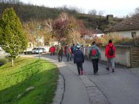  Blick auf die Wanderstrecke in der Gartenzeile 