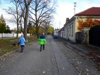 Blick auf die Wanderstrecke in der Michael-Zwickl-Zeile 