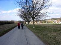  Blick auf die Wanderstrecke nach Kleinengersdorf 