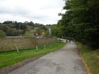 Wanderroute auf dem Friedhofweg entlang der Kartause