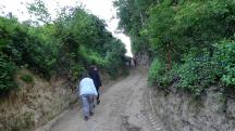 Wanderroute auf dem Fuchsberg zum Aussichtsturm "Korkenzieher" 