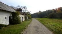 Wanderroute ber den Kellerweg entlang der Kellergasse Seebarn