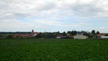 Blick ber die Riede Wirtfeld nach Weienkirchen an der Perschling