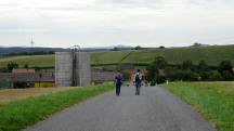  Blick auf die Wanderstrecke bei Obermiesting 