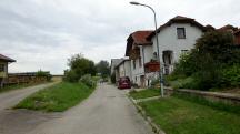  Blick auf die Wanderstrecke in Obermiesting 