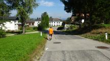  Blick auf die Wanderroute auf der L6146 in Strblitz 