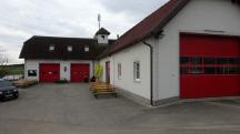 Blick zum FF-Haus Seiterndorf = Kontroll- und Labestelle 