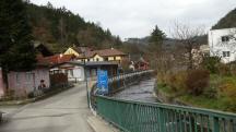 Wanderroute auf der Bachgasse entlang des Weitenbach