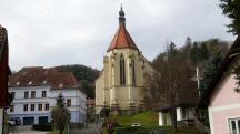 nochmals der Blick zur (Wehrkirche) Kath. Pfarrkirche Weiten hl. Stephanus 