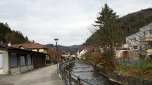 Wanderroute auf der Bachgasse entlang des Weitenbach