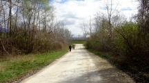  Blick auf die Wanderstrecke "In der Stadtau" 