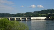 nochmals ein Blick zum Donaukraftwerk Ybbs-Persenbeug 