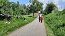  Blick auf die Wanderstrecke 
