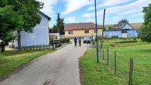   Blick auf die Wanderstrecke in Zemling 