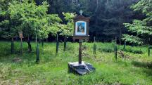 Blick zur 13. Station am Europa-Kreuzweg von Olbersdorf 