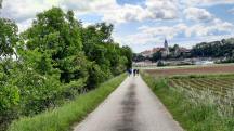 Blick auf die Wanderstrecke - auf dem Zemlinger Rundwanderweg