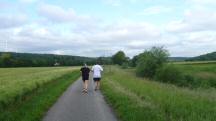  Blick auf die Wanderstrecke entlang des Michelbachs 