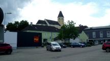 Blick zur Kath. Pfarrkirche hl. Jakobus der ltere in Bheimkirchen