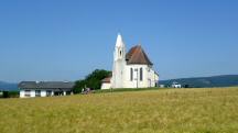  nochmals ein Blick zur Nikolokirche Holzern 