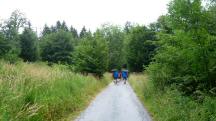 jetzt der Blick auf die Wanderstrecke der 12 km Schleife 