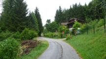 Blick auf die Wanderstrecke wieder in der Region Khberg 