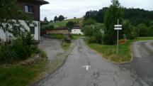 Blick auf die Wanderstrecke in Groweichselbach 