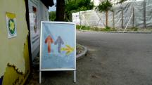  Infotafel ber die Wanderstrecken beim Start 
