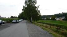 Wanderroute auf der Siedlungsgasse entlang der Perschling