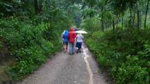  Blick auf die Wanderstrecke 