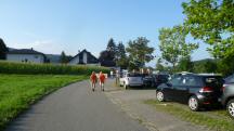  Blick auf die Wanderstrecke beim Start 