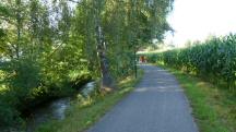  Blick auf die Wanderstrecke entlang der "Groen Ysper" 