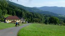 Blick auf die Wanderstrecke auf der Kapelleramtstrae