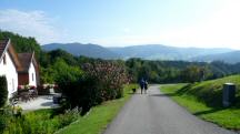 Blick auf die Wanderstrecke auf der Kapelleramtstrae