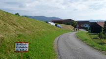 Blick auf die Wanderstrecke zur Gehftgruppe Nubichl mit der 2. K+L