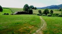  Blick auf die Wanderstrecke 
