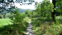  Blick auf die Wanderstrecke 