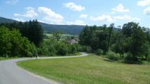  Blick auf die Wanderstrecke auf der Schlossstrae 