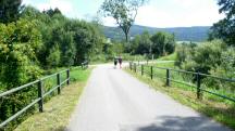  Blick auf die Wanderstrecke auf der Schlossstrae 
