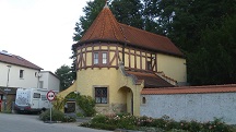  Blick zum Pfrtnerhaus an der Schlossbergstrae 