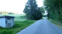  Blick auf die Wanderstrecke kurz auf der L2312 