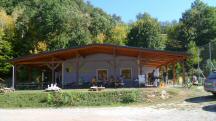  Blick zum Sportgebude = ist Start-/Zielraum 