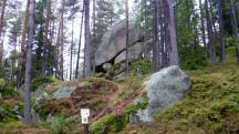  Blick zur Felsformation "Fichtenschluf" 