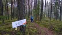  Blick auf die Wanderstrecke 