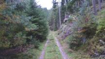  Blick auf die Wanderstrecke 