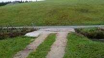 Blick auf die Wanderstrecke - berquerung des "Groen Kamp"